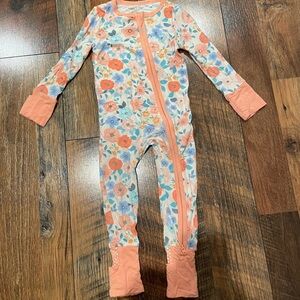 Angel Dear grow with me flip footie 6-12 months